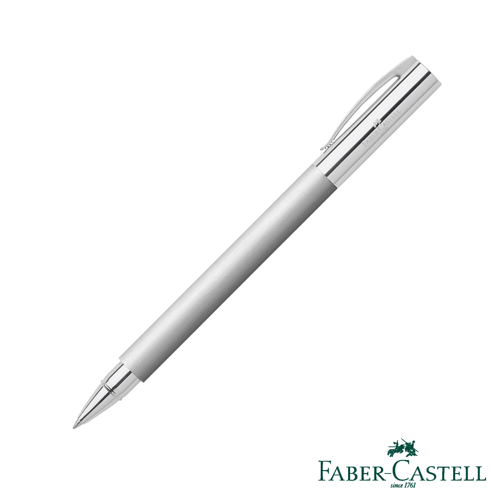 Faber-Castell 成吉思汗Ambition-鋼鐵金屬感銀絲系列鋼珠筆