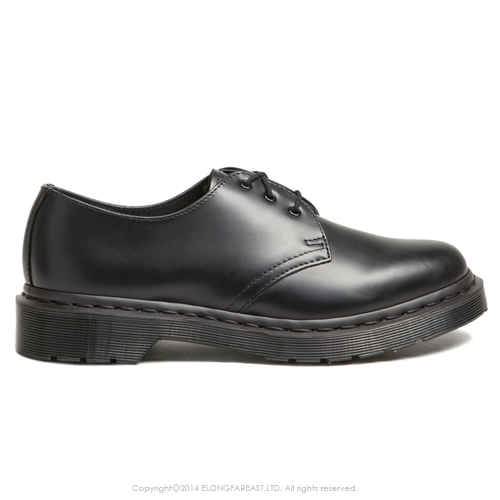 Dr.Martens-經典MONO3孔馬汀鞋-男款-黑色