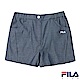 FILA KIDS 女童仿牛仔短褲-鐵灰 5SHS-4442-RG product thumbnail 1