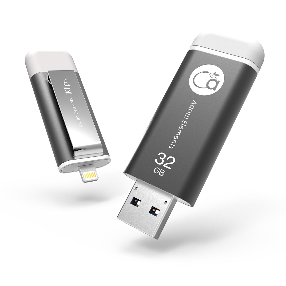 亞果元素 iKlips iOS系統專用USB 3.0極速多媒體行動碟 32GB