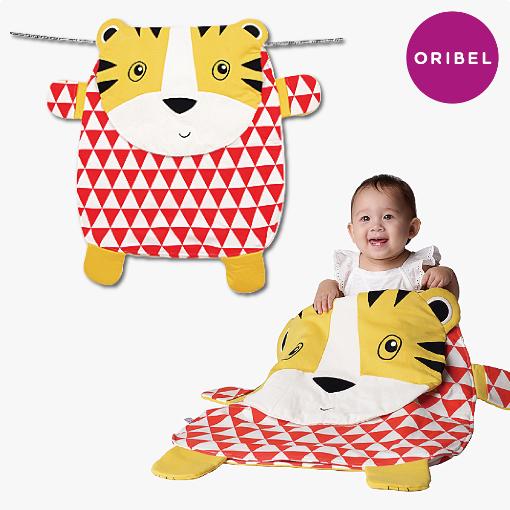 新加坡ORIBEL PERIPOP多功能寶寶毯 玩偶毯-小老虎