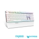 雷柏 RAPOO機械遊戲鍵盤 VPRO V720(青軸)全彩RGB背光-白 product thumbnail 1