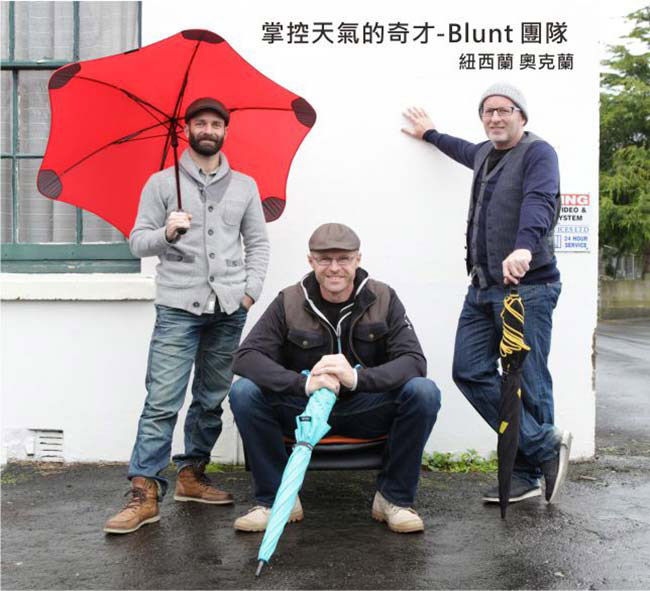 BLUNT保蘭特 抗強風 台北城市傘 全球限量款 - 直傘 (黯夜黑)