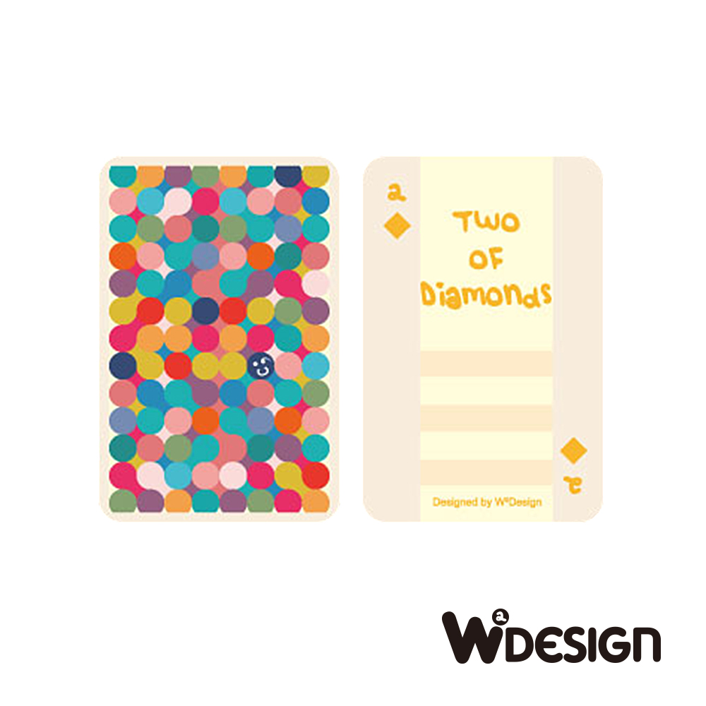 W2Design 森林撲克牌便條卡-兩入組(跳跳糖)
