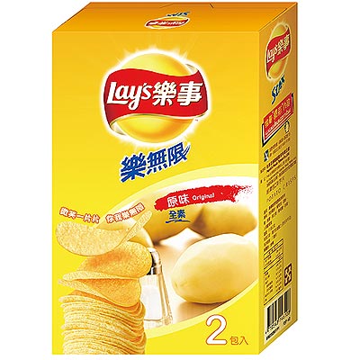 Lay’s 樂事《樂無限》原味洋芋片(110g/盒)