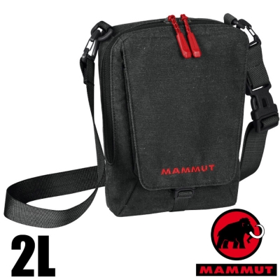 【MAMMUT 長毛象】T?sch Pouch 抗撕裂大掀蓋側背包 2L /單肩包/ 黑