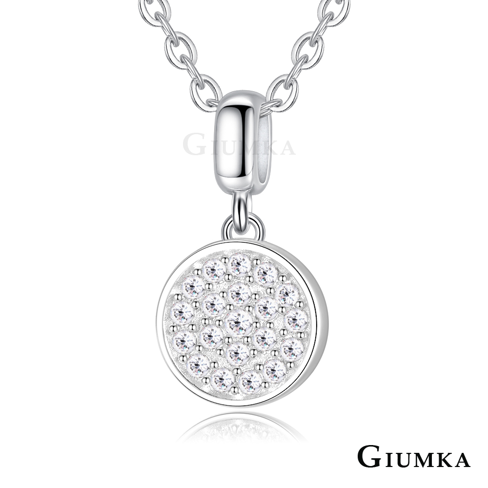 GIUMKA 925純銀項鍊 小圓形 純銀女鍊