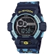 G-SHOCK 極限運動迷彩G-LIDE系列休閒錶-水藍框X藍/52mm product thumbnail 1