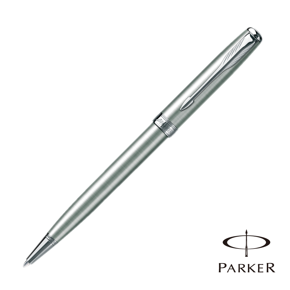 PARKER 派克 SONNET 商籟 原創系列 鋼桿白夾 原子筆