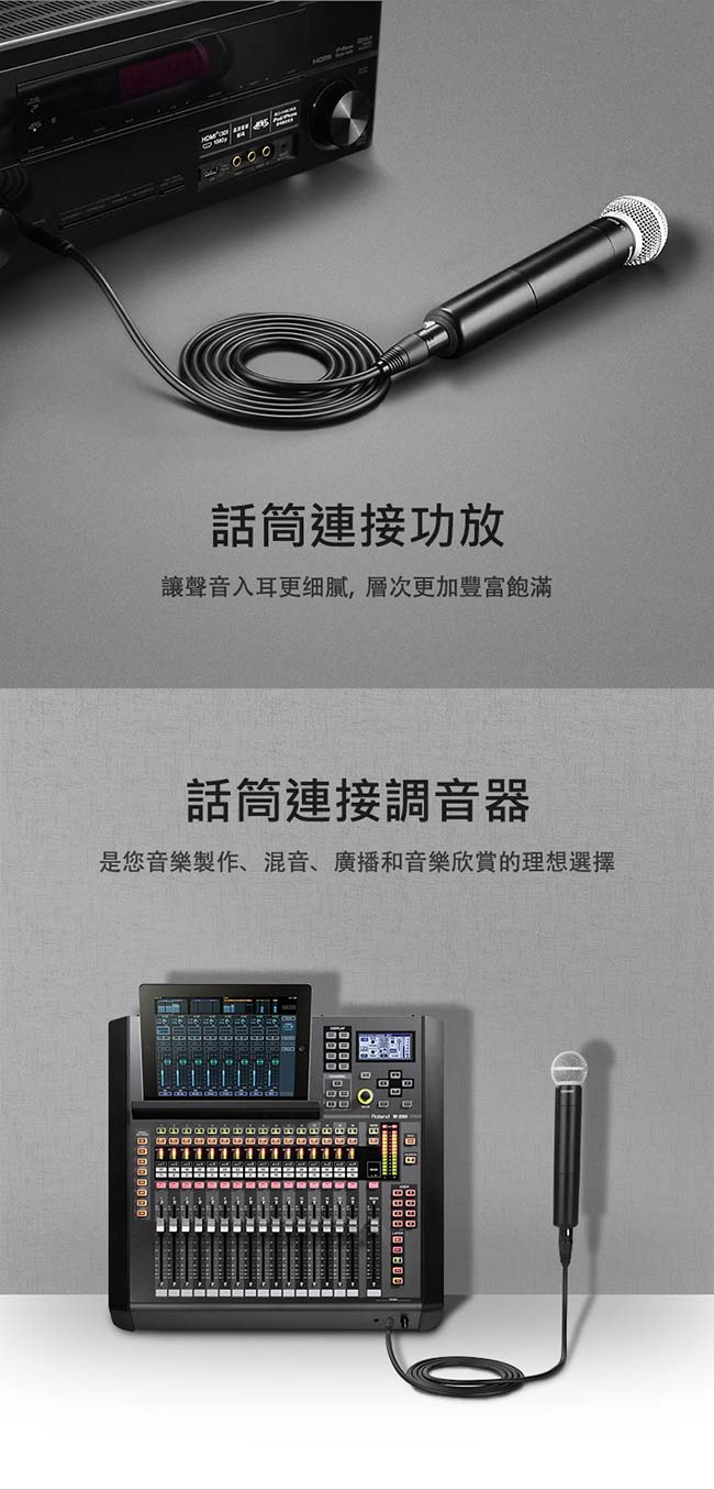 綠聯 3M麥克風專用卡農延長線XLR Connector