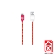 PANTONE Lightning to USB 編織傳輸線 MFi 認證 (紅) product thumbnail 1
