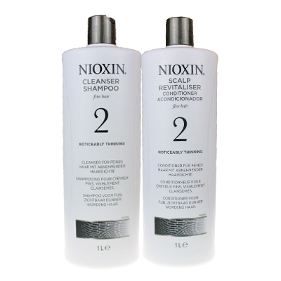 NIOXIN 耐奧森(儷康絲) 2號組合潔髮乳+甦活乳1000ML 公司貨