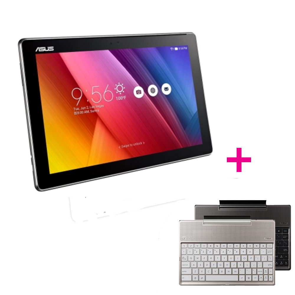 鍵盤組合-ASUS ZenPad 10 Z300C 10吋四核平板(WiFi/16G)-黑/白