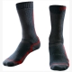 【ATUNAS 歐都納】中筒羊毛保暖 舒適服貼 厚底登山襪A-A1536灰/紅 product thumbnail 1
