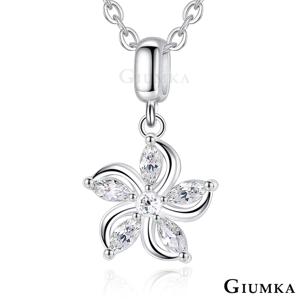 GIUMKA 925純銀項鍊 甜美花朵 純銀女鍊-共3色