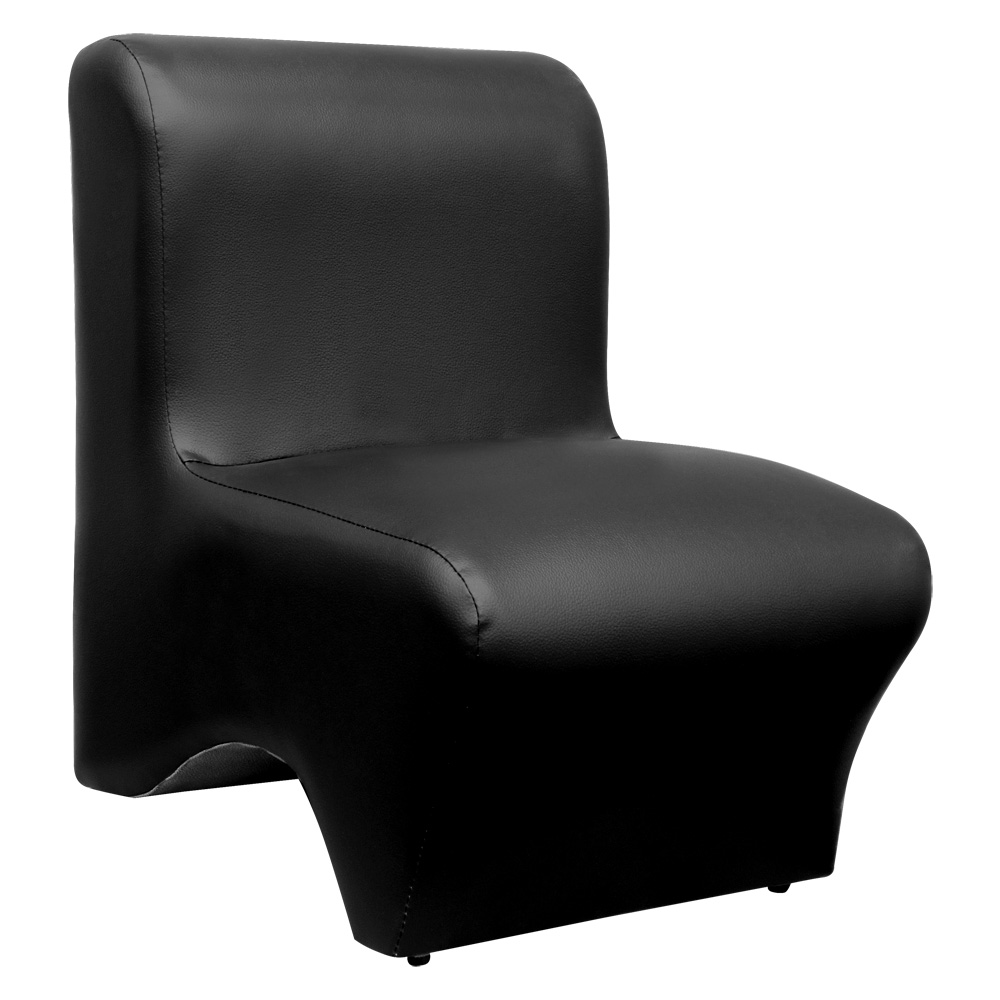 【Mr. chair】時尚美型-單人小沙發 (黑色)