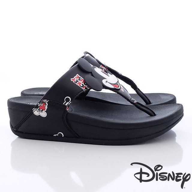 Disney迪士尼-輕量Mickey拖鞋-FO64756黑(女段)