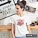JEEP女裝 圖騰短袖T恤-白色 product thumbnail 1