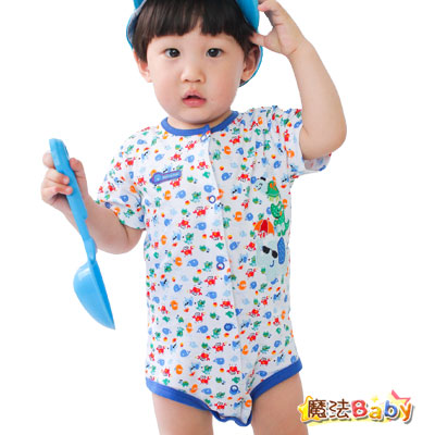 魔法Baby~日系寶寶短袖連身衣~k28348