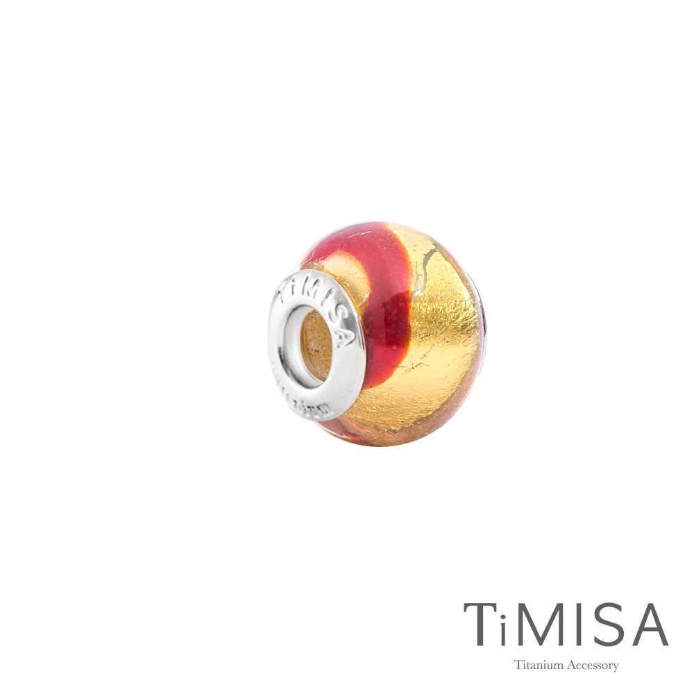 TiMISA 紳士風範(11mm)純鈦琉璃 墜飾串珠