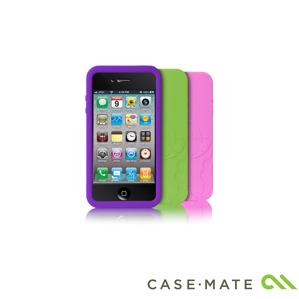 Case-Mate Apple iPhone 4 專用繽紛橡膠保保護套(共三色)