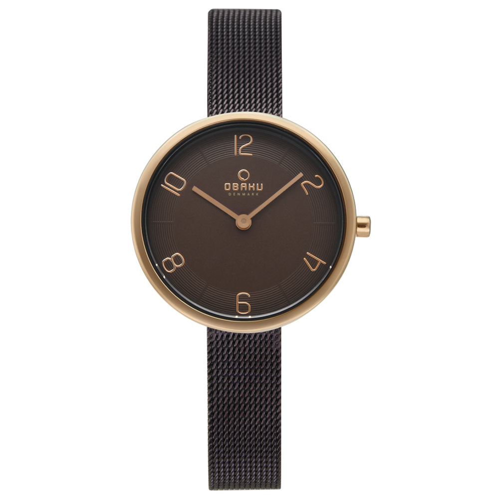 OBAKU 相逢時刻時尚米蘭帶錶(V195LXVNMN)-30mm