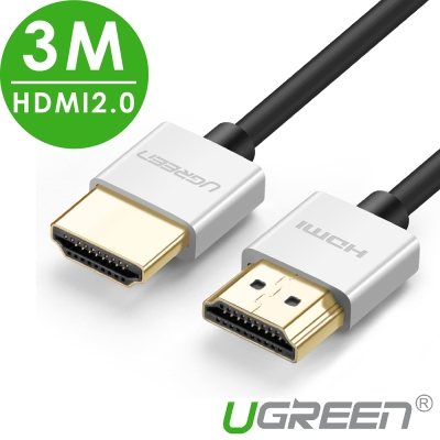 綠聯 HDMI2.0傳輸線 Zinc alloy版 3M