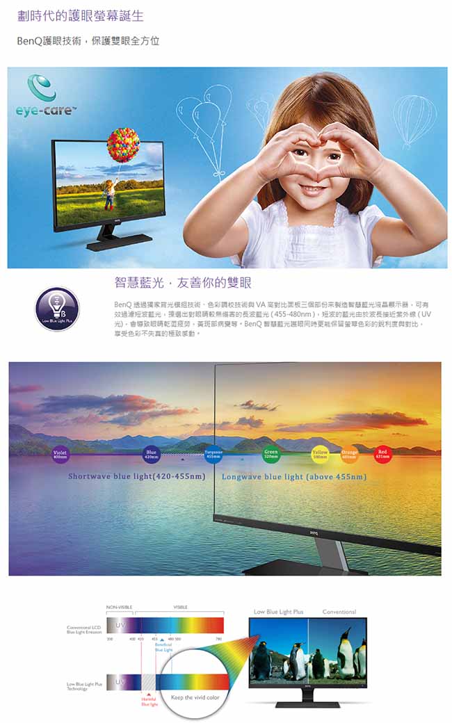 BenQ EW2775ZH 27型 AMVA 智慧調節電腦螢幕