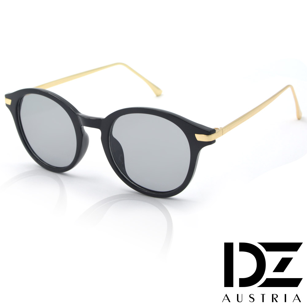 DZ 流行聚焦 抗UV太陽眼鏡造型墨鏡(黑框灰片)