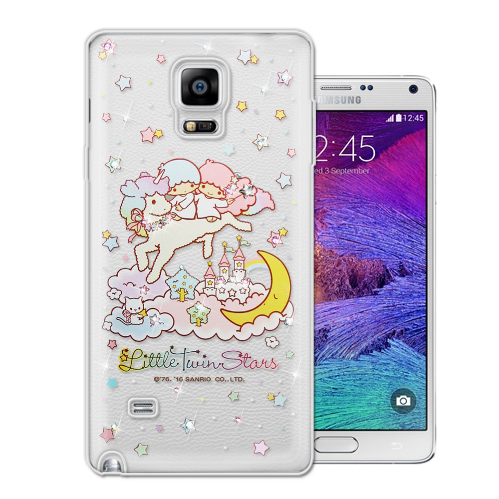 三麗鷗 雙子星仙子 Samsung Galaxy Note4 水鑽系列手機殼(飛馬樂園)