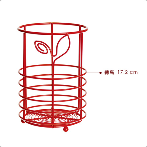 EXCELSA ColorLeaf樹苗鏟匙收納筒(紅)