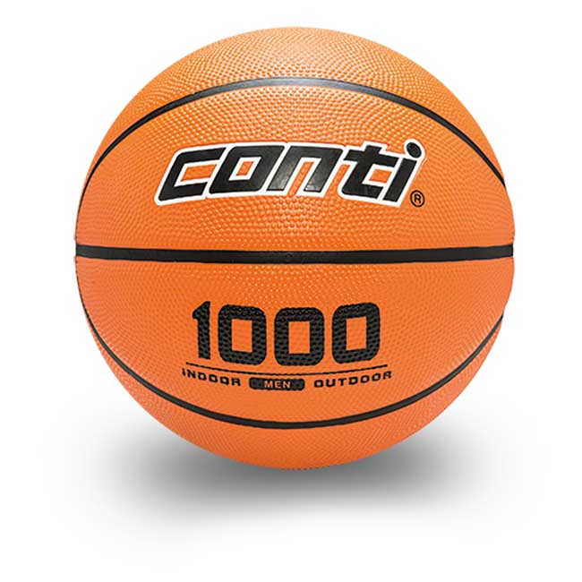 CONTI 1000專利經典系列 7號深溝橡膠籃球 B1000-7-O