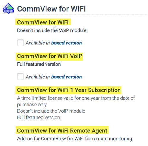 CommView for WiFi (網路監控) 單機版 (下載)