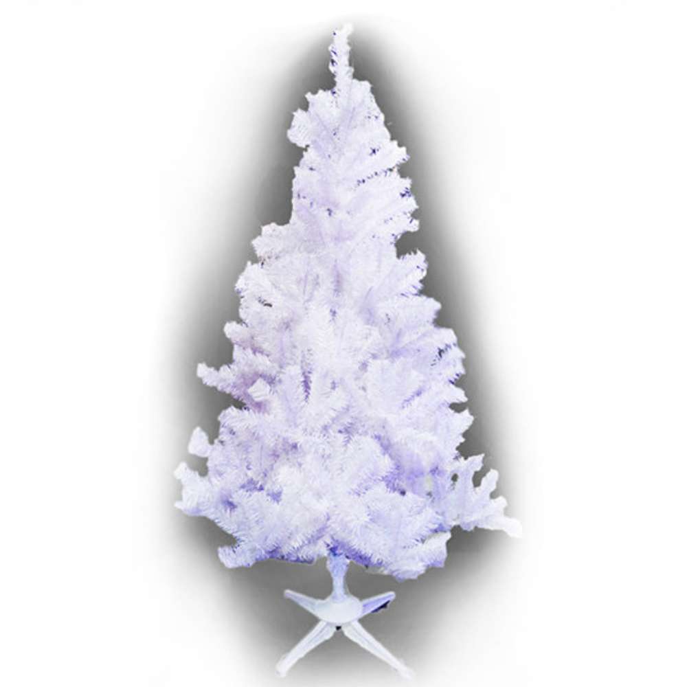 摩達客 台製8尺(240cm)豪華型白色聖誕樹 裸樹 (不含飾品不含燈)