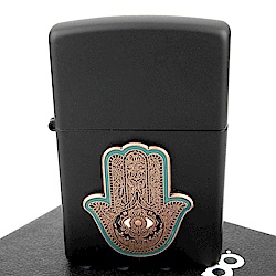 ZIPPO 美系~Hamsa Hand-法蒂瑪之手貼飾設計打火機