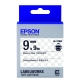 EPSON C53S653411 LK-3TBW高黏性透明底黑字標籤帶(寬度9mm) product thumbnail 1