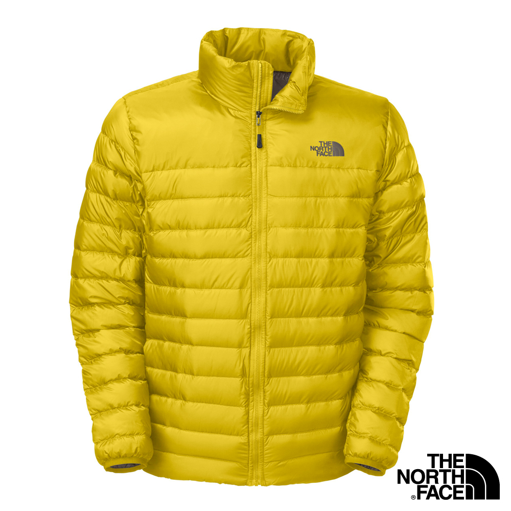 The North Face 男 800FILL 抗水羽絨外套 暖橄綠