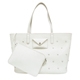 MBMJ Metropoli Studs Tote 飾圓鉚釘防刮牛皮肩背托特包-白色 product thumbnail 1