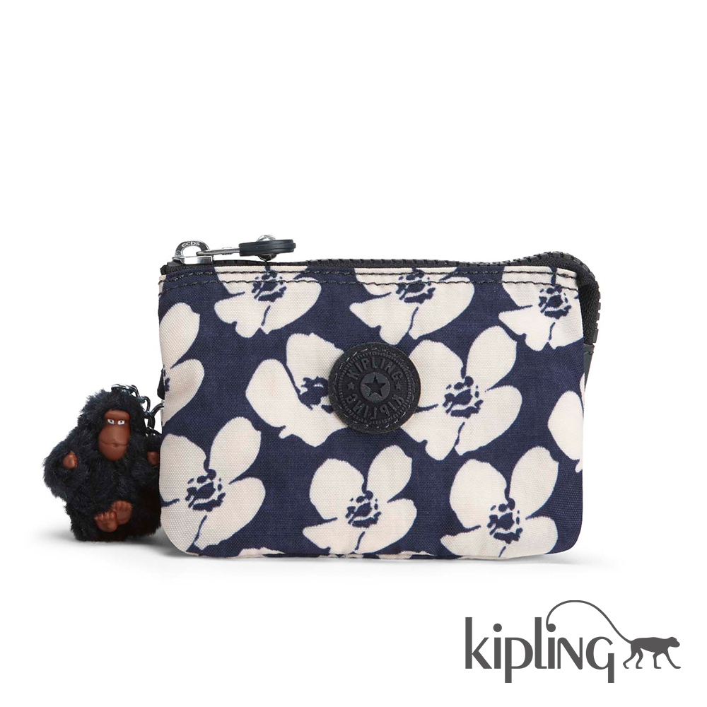 Kipling 零錢包 夏日時光花卉印花-小