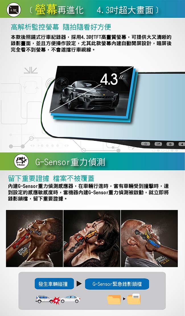 【MOIN】DrivePro V9 後照鏡型行車記錄器