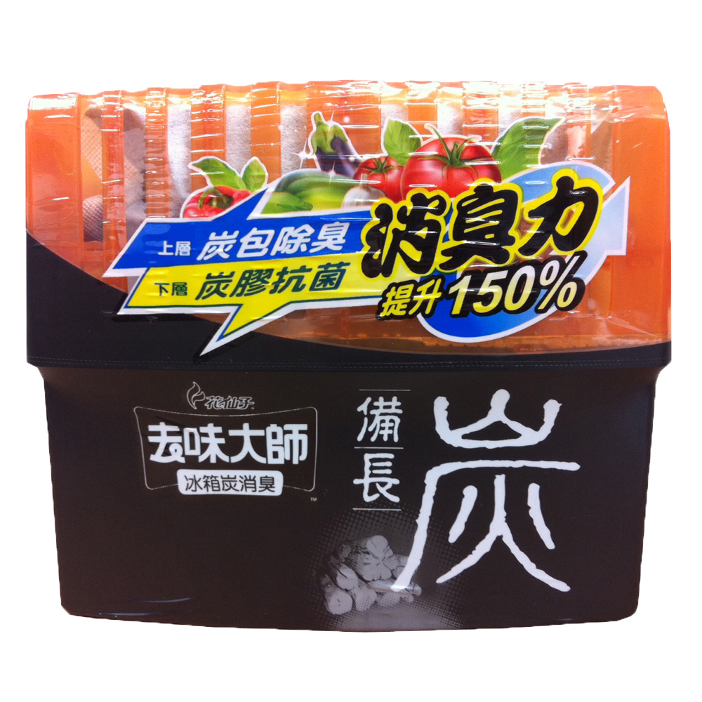 去味大師備長炭消臭易-冰箱專用 150g(箱購12入)