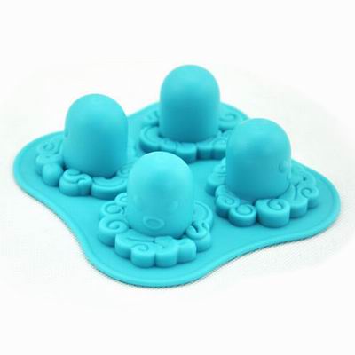 iSFun 深海章魚 矽膠模型製冰盒 隨機色