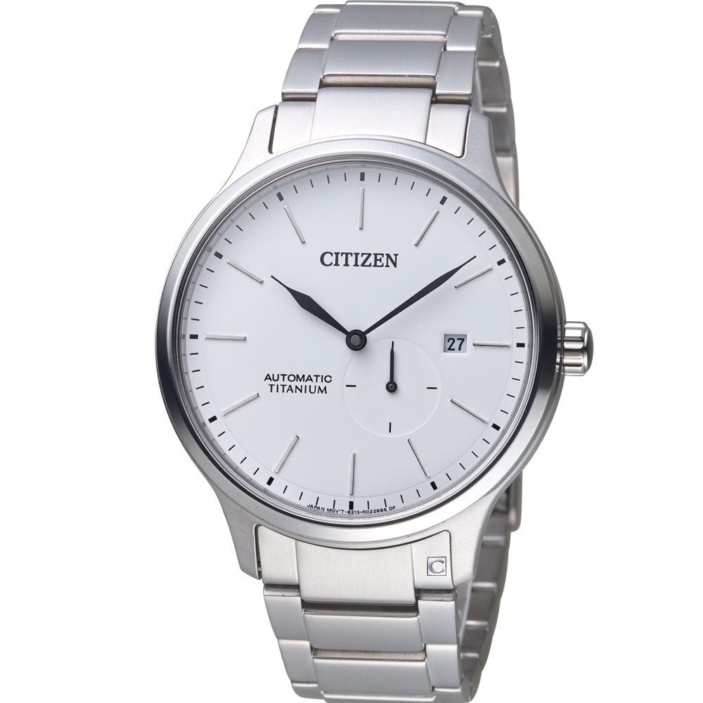 星辰CITIZEN GENT極簡時尚鈦金屬機械腕錶(NJ0090-81A)-42mm