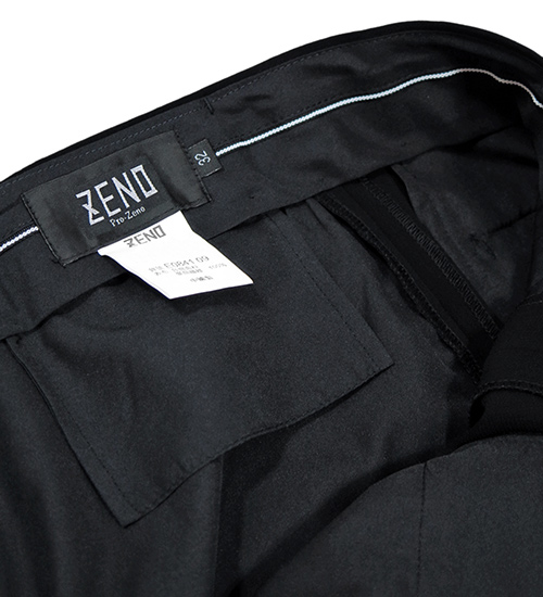 ZENO 簡約紳士精緻平面西裝褲‧黑色32-40