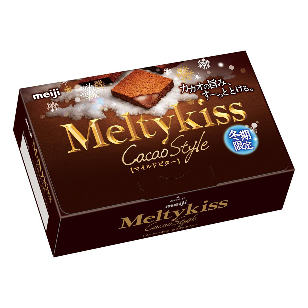 明治 Meltykiss 可可系列-代可可脂溫醇黑巧克力 44g