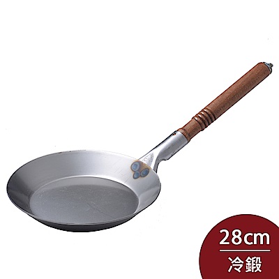 Turk 土克 冷鍛木柄鐵鍋 28cm 65028 德國製