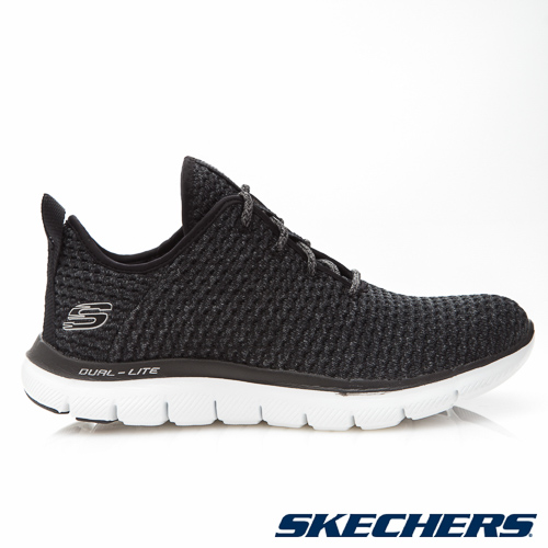 SKECHERS(女)運動系列FLEX APPEAL 2.0-12773BKW