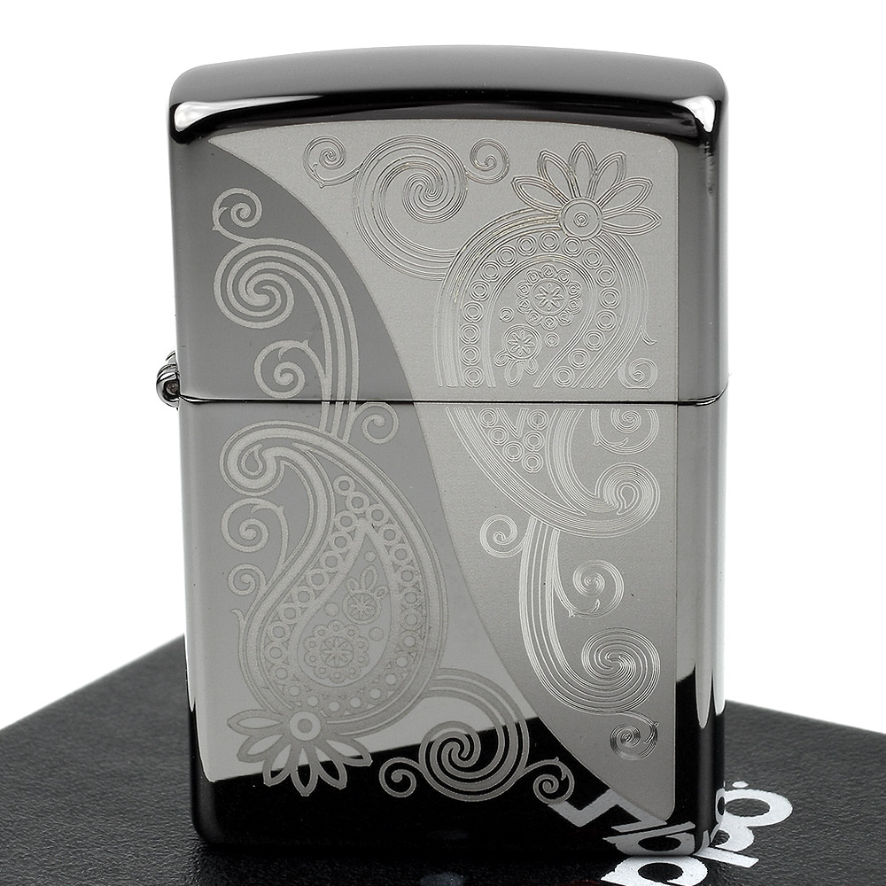 ZIPPO 美系~Paisley Design-佩斯利花紋圖案設計打火機