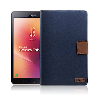 XM Samsung Galaxy Tab A 2017 T385 微笑休閒風支架皮套