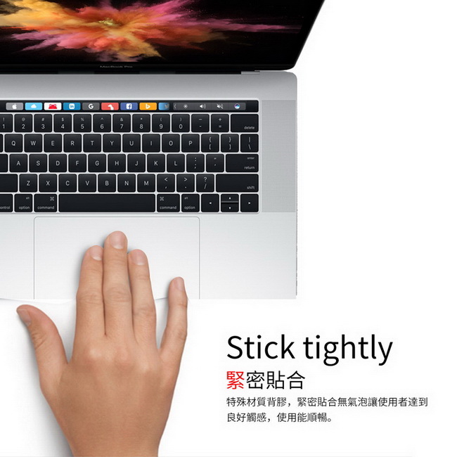 Macbook Pro15吋 Touch Bar 觸控板貼膜/游標板保護貼